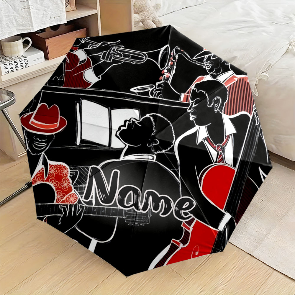 Musical Instrument Name - Guarda-chuva com nome personalizado, 