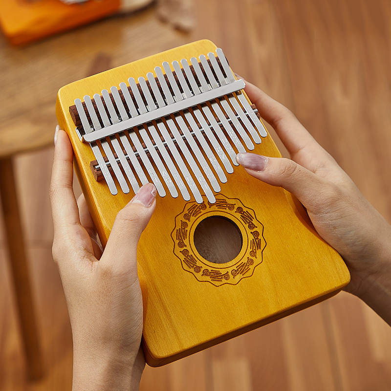 Musical Instrument Keyboard - Hluru Kalimba de 17 Teclas, Piano