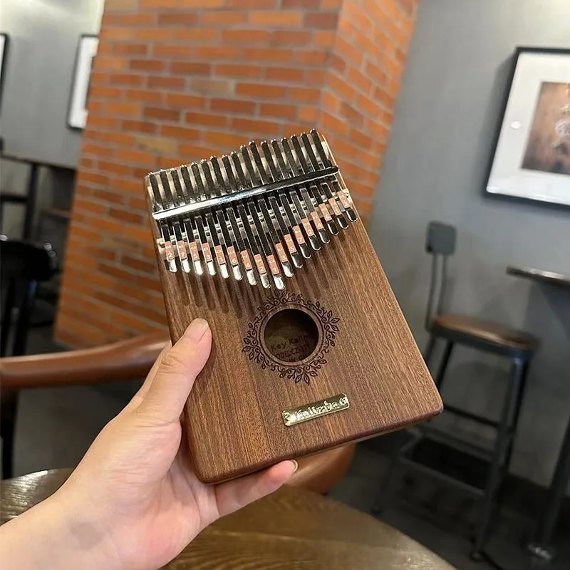Musical Instrument Keyboard - Kalimba de madeira portátil para crianças,