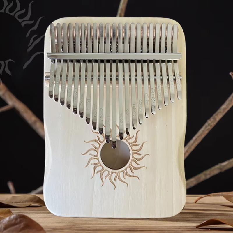 Musical Instrument Easy To Learn For Adults - Kalimba de 17 Teclas em Madeira