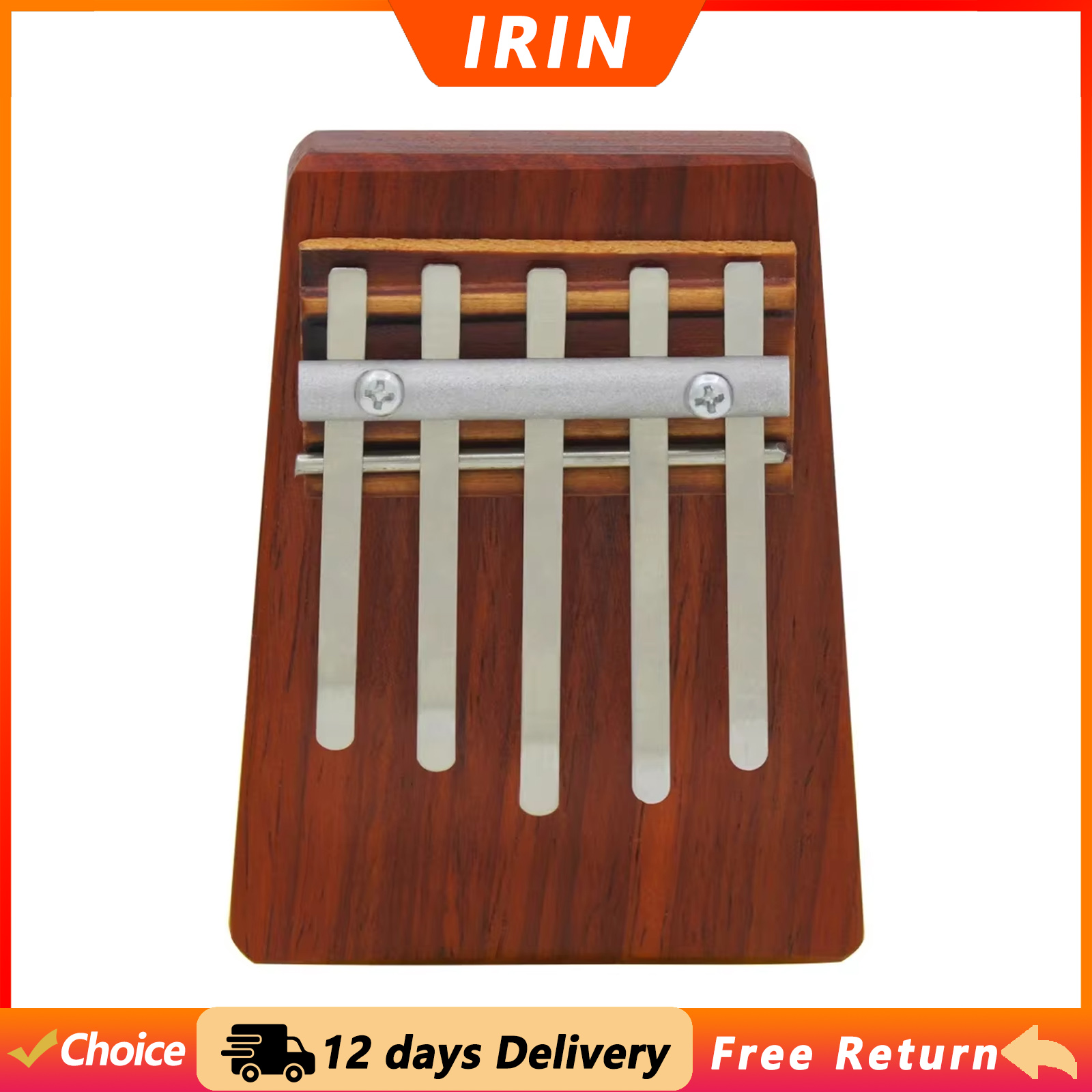 Musical Instrument Keyboard - Kalimba IRIN de 5 Tons, Piano