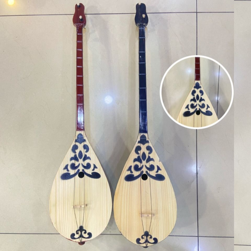 Musical Instrument Qin - 80cm dombra 2 cordas kazakh instrumentos