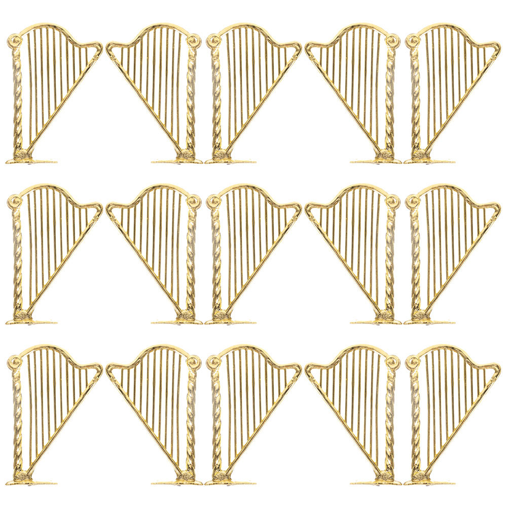 Musical Instrument Xmas Ornaments - 15 peças de enfeites em miniatura