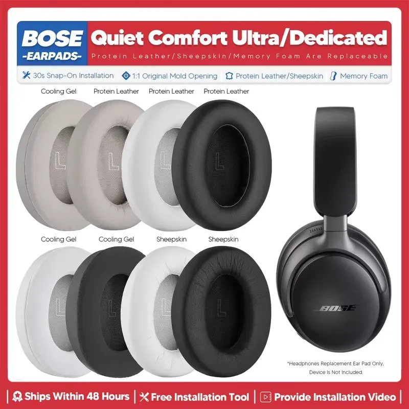 Bose Headphone Qc Ultra - Almofadas de substituição para fones de