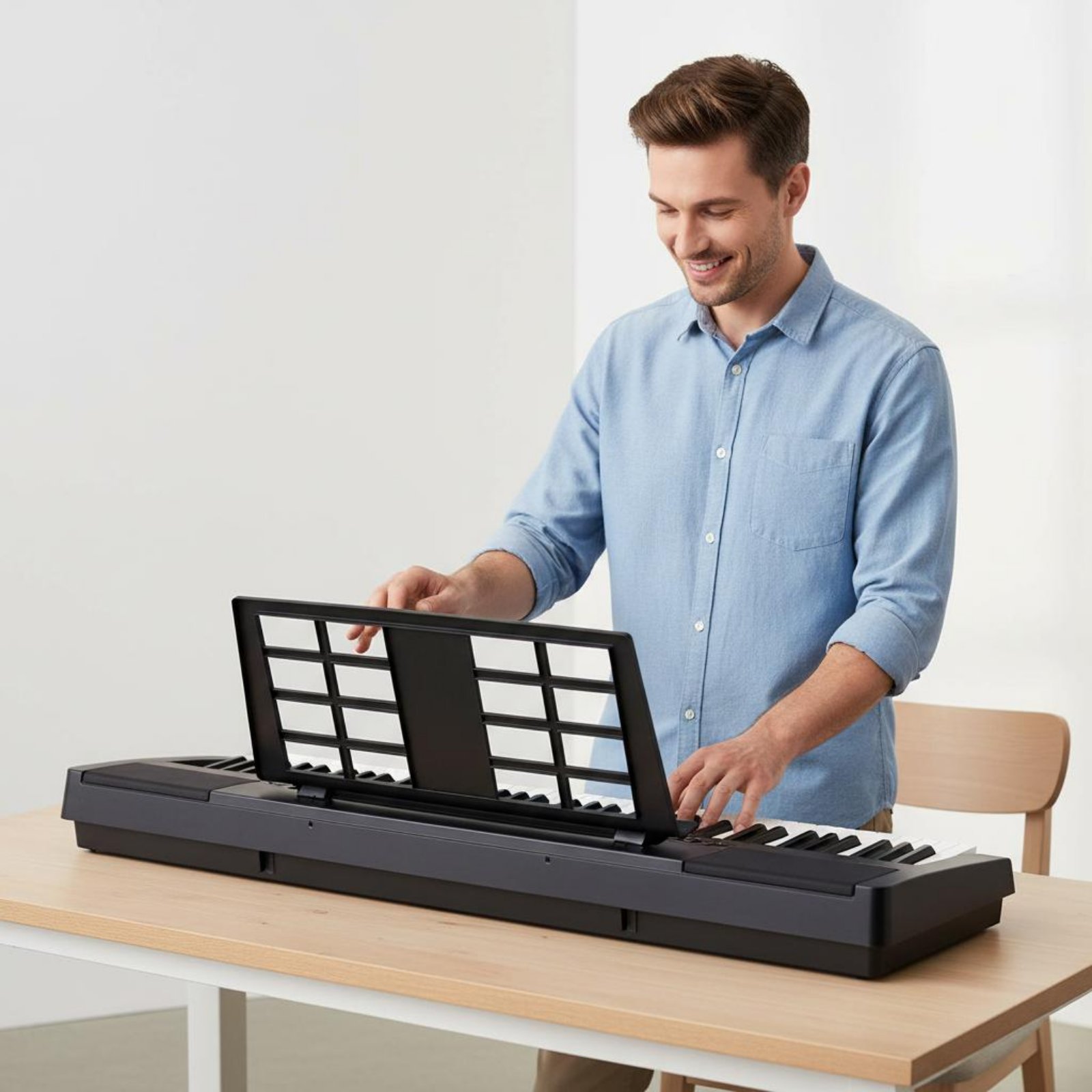 Musical Instrument Keyboard - Suporte de Música para Teclado Eletrônico,