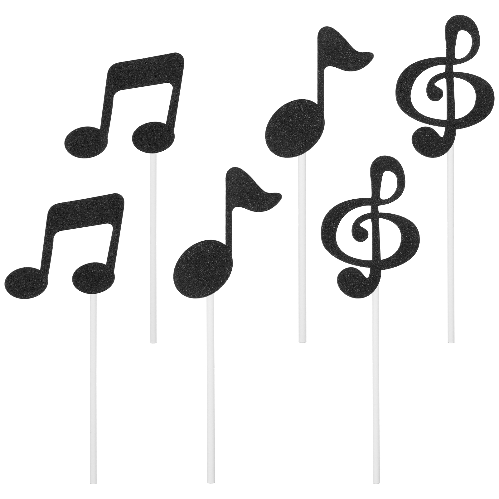 Musical Instrument Symbols - 18 pçs nota bolo toppers cupcake
