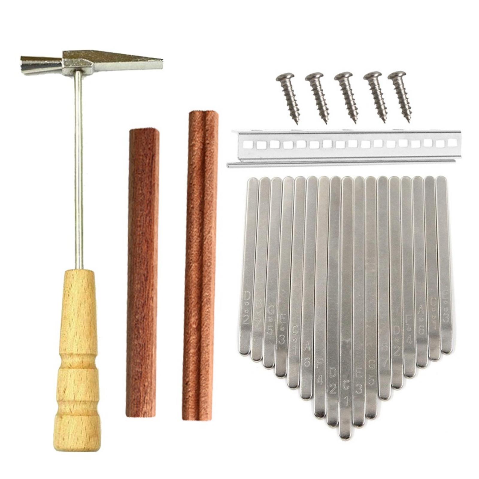 Musical Instrument Repair - Piano de Polegar Kalimba DIY 17