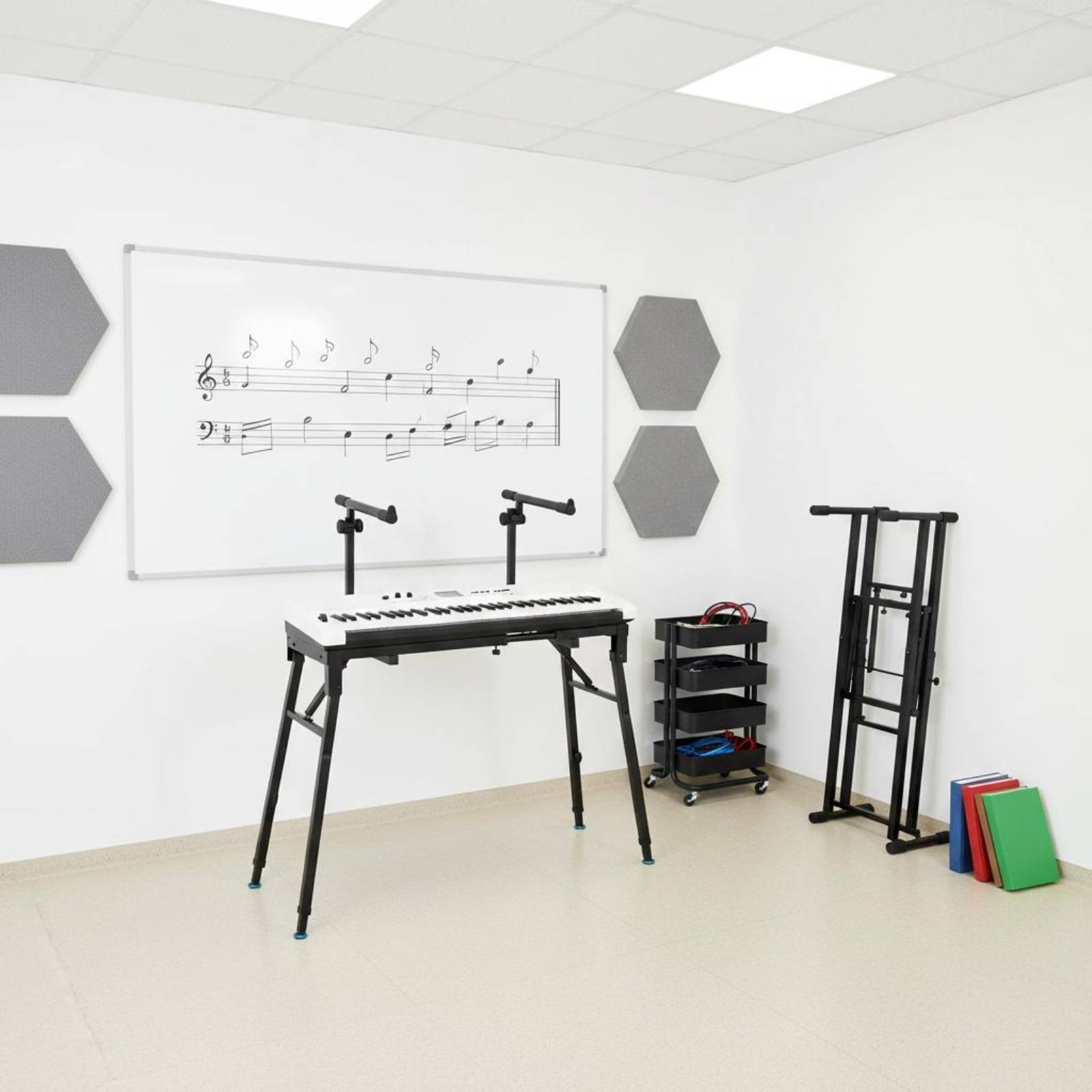Suporte de Teclado Dobrável Po - Musical Instrument Keyboard avaliação e preço