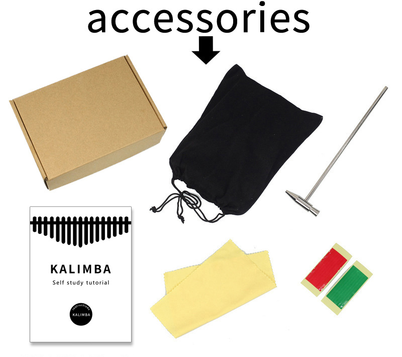 Colorido 21 chave kalimba cria - Musical Instrument Keyboard avaliação e preço