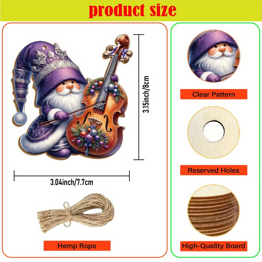 12 peças de enfeites de Natal  - Musical Instrument Xmas Ornaments avaliação e preço