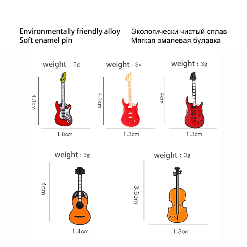 Broches personalizados para ba - Musical Instrument Symbols avaliação e preço