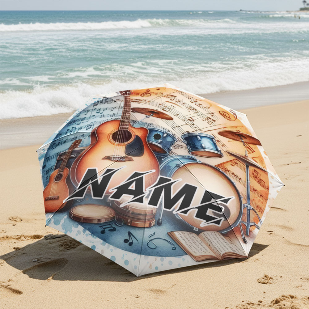 Guarda-chuva com Nome Personal - Musical Instrument Name avaliação e preço
