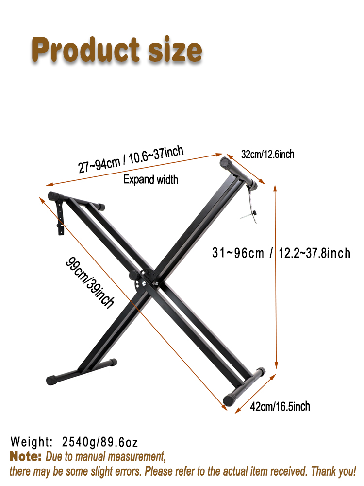 1pc suporte de teclado de meta - Musical Instrument Keyboard avaliação e preço