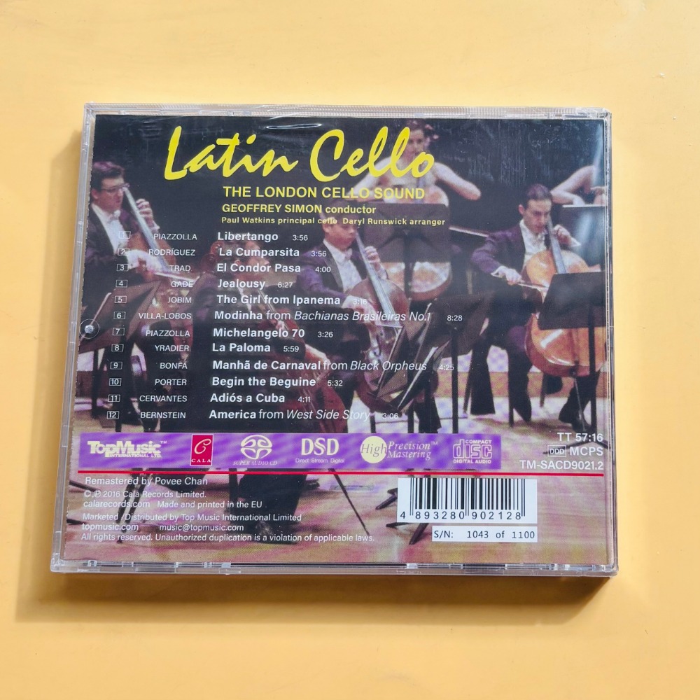 CD London Latin Cello: Música  - Musical Instrument Brands avaliação e preço