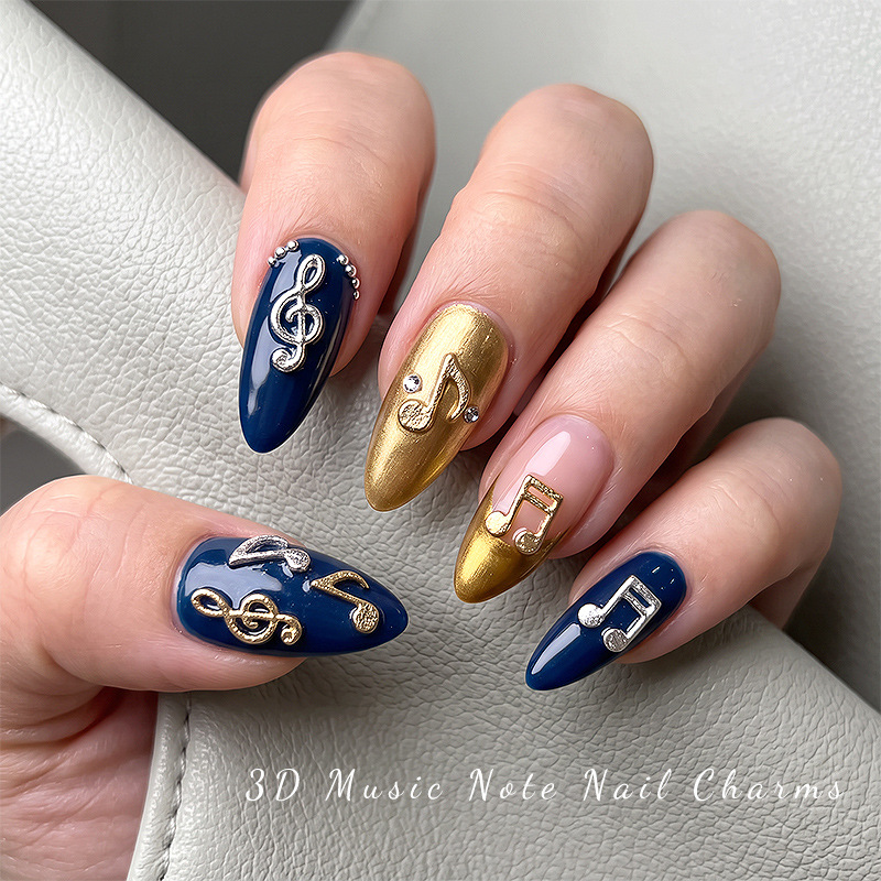 30 Peças de Enfeites de Unhas  - Musical Instrument Symbols avaliação e preço