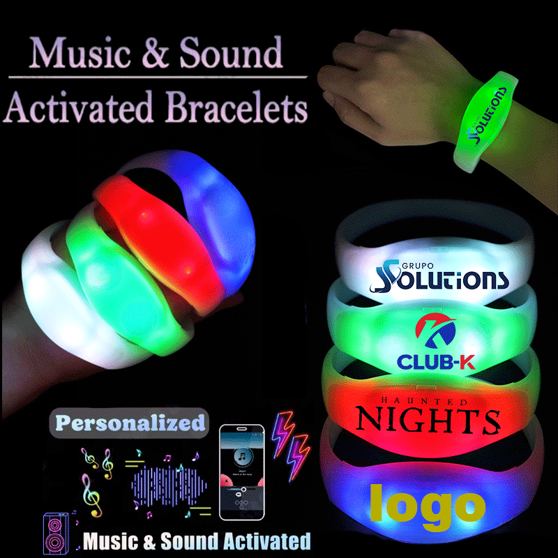 Pulseiras iluminadas ativadas  - Musical Instrument Jewelry avaliação e preço