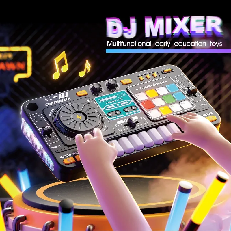 DJ mistura brinquedos para cri - Musical Instrument Keyboard avaliação e preço