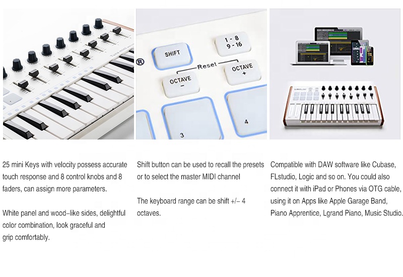Marca 8 codificadores faders u - Musical Instrument Brands avaliação e preço