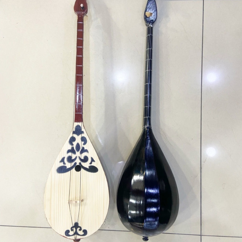 80cm dombra 2 cordas kazakh in - Musical Instrument Qin avaliação e preço