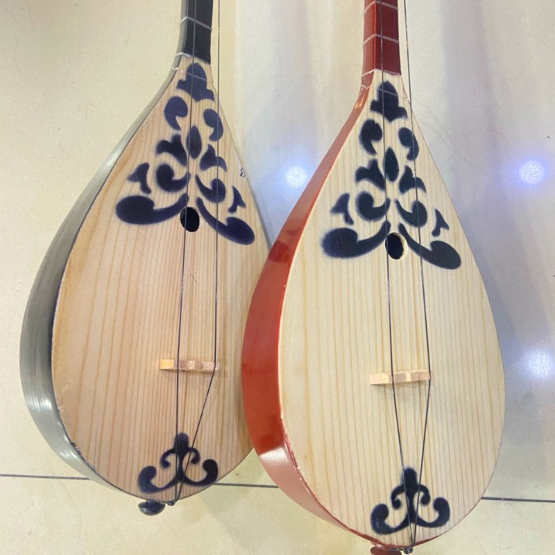 80cm dombra 2 cordas kazakh in - Musical Instrument Qin avaliação e preço
