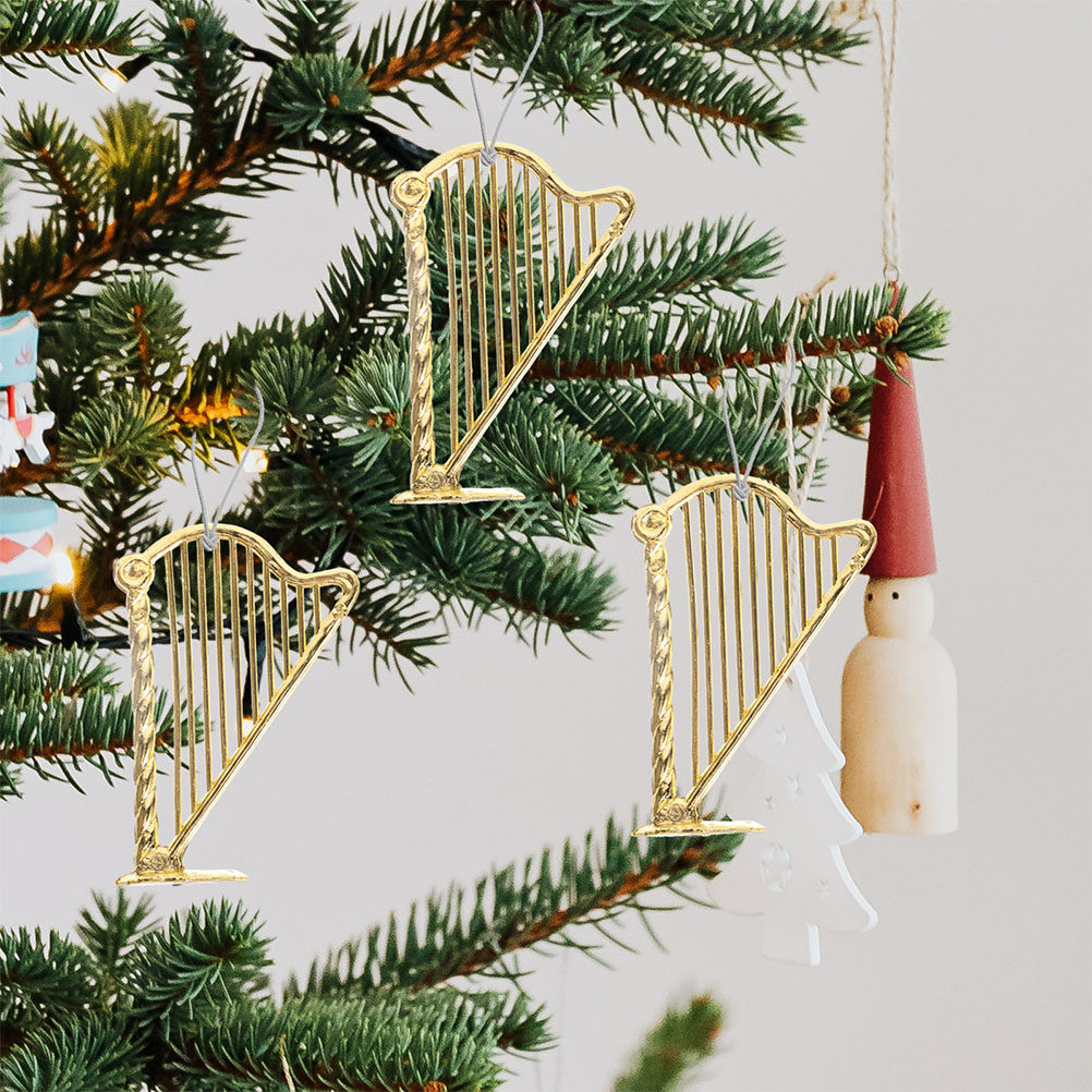 15 peças de enfeites em miniat - Musical Instrument Xmas Ornaments avaliação e preço