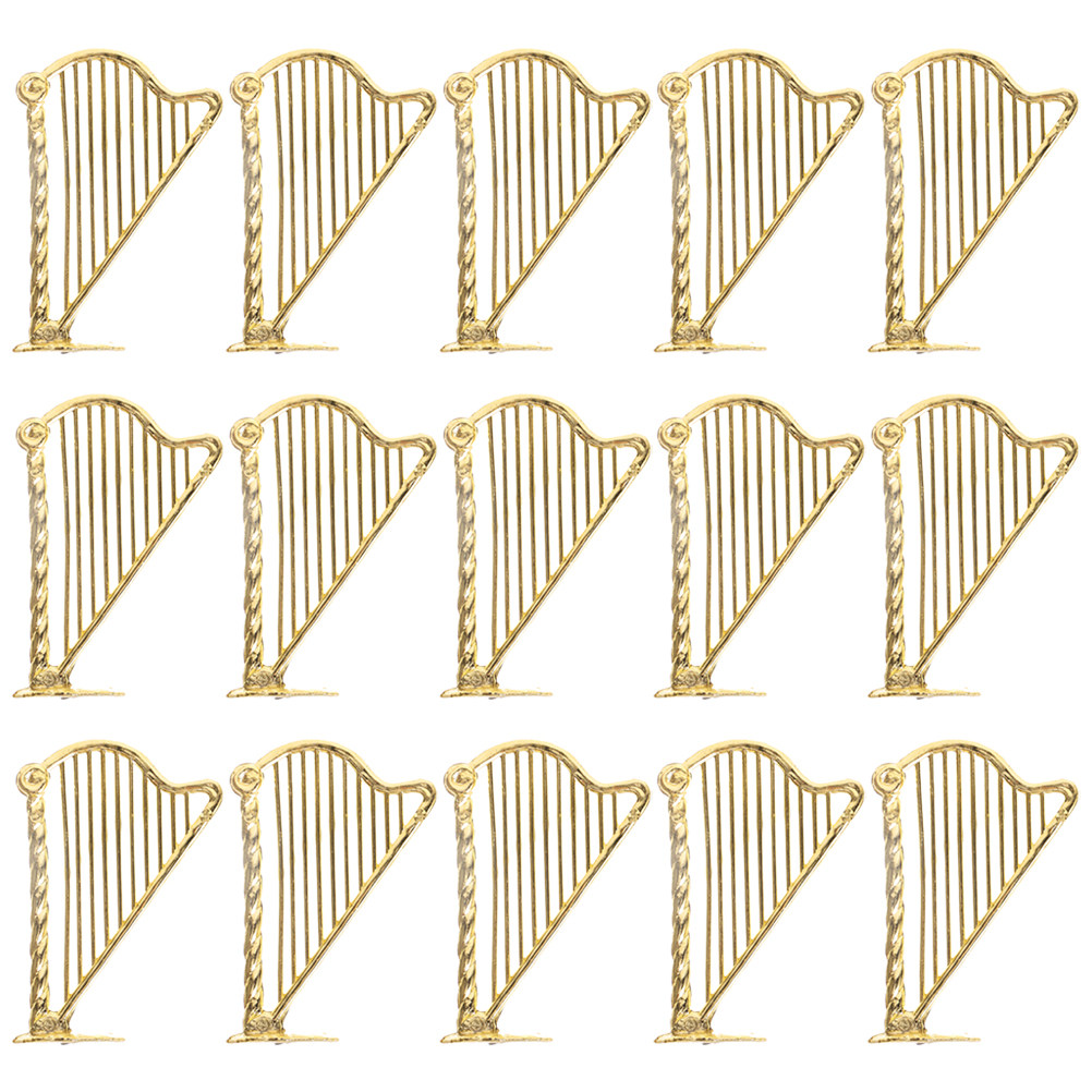 15 peças de enfeites em miniat - Musical Instrument Xmas Ornaments avaliação e preço