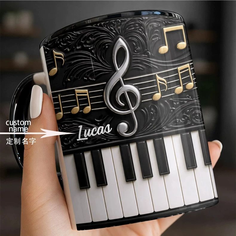 Caneca de Cerâmica Personaliza - Musical Instrument Name avaliação e preço