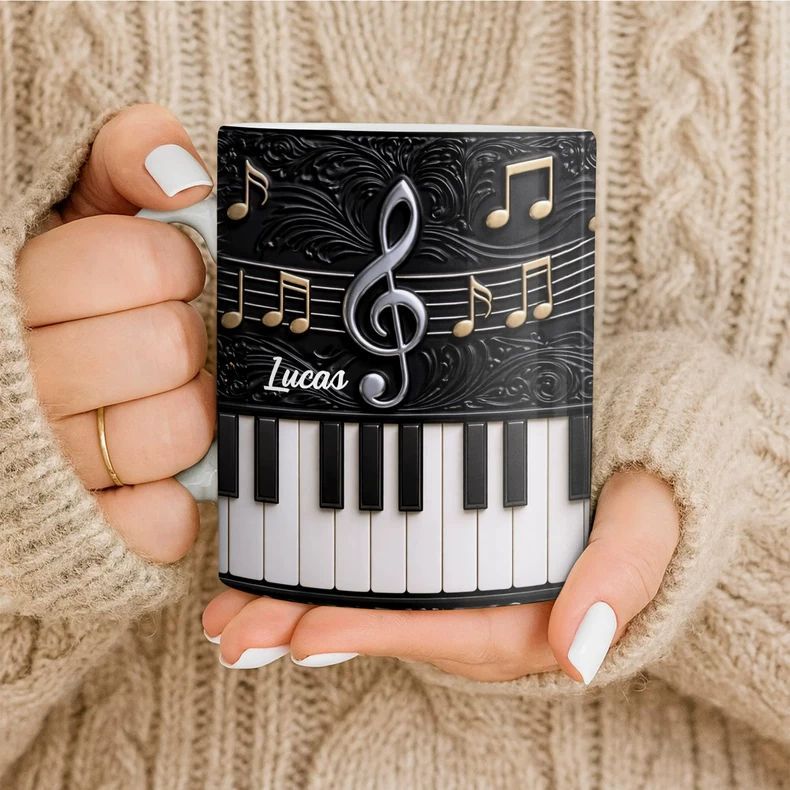 Caneca de Cerâmica Personaliza - Musical Instrument Name avaliação e preço