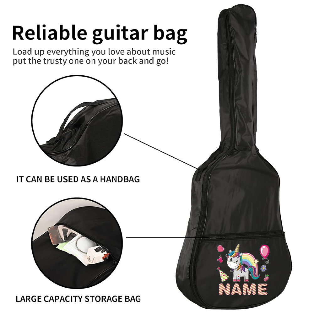 Bolsa de guitarra com nome per - Musical Instrument Name avaliação e preço