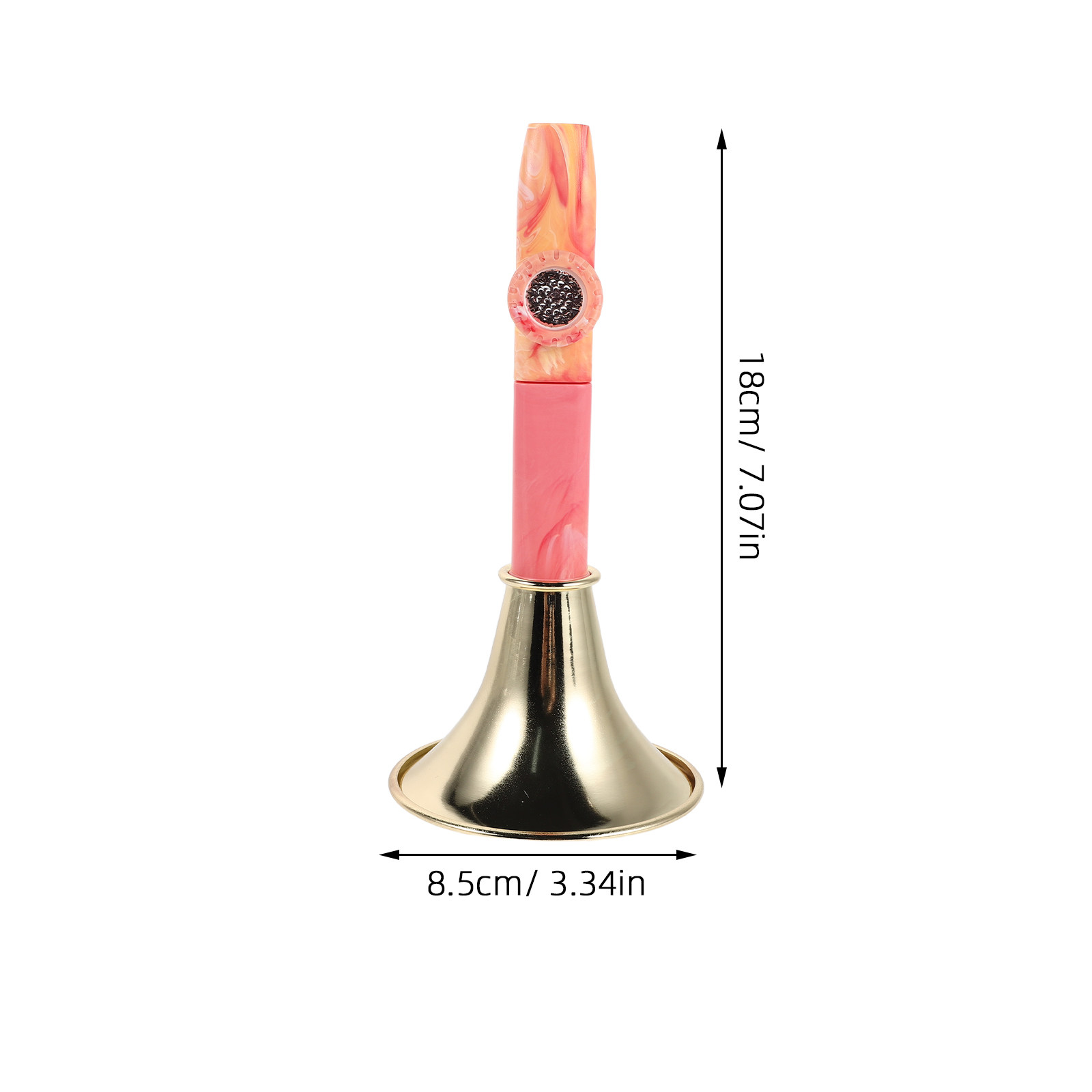 Mini Kazoo de Metal, Trompete  - Musical Instrument Easy To Learn For Adults avaliação e preço