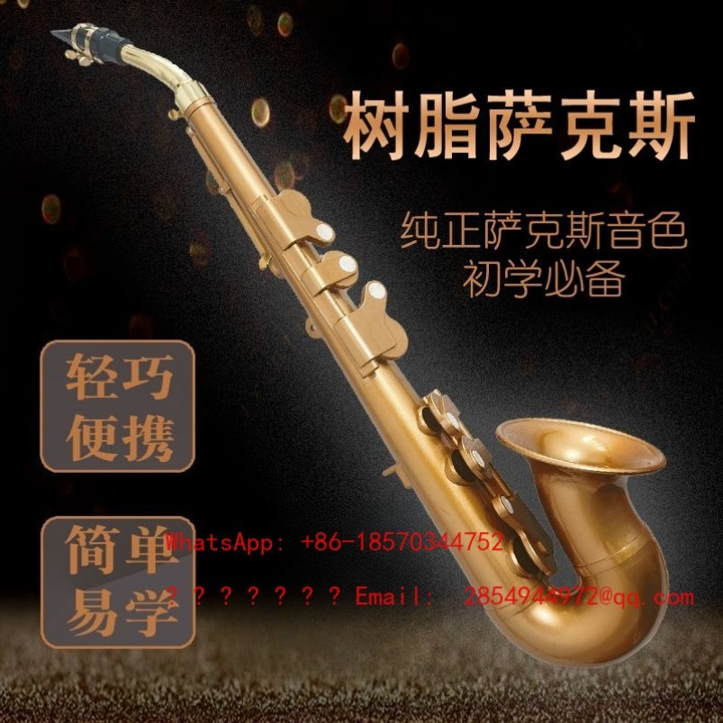 Saxofone de Resina Instrumento - Musical Instrument Easy To Learn For Adults avaliação e preço