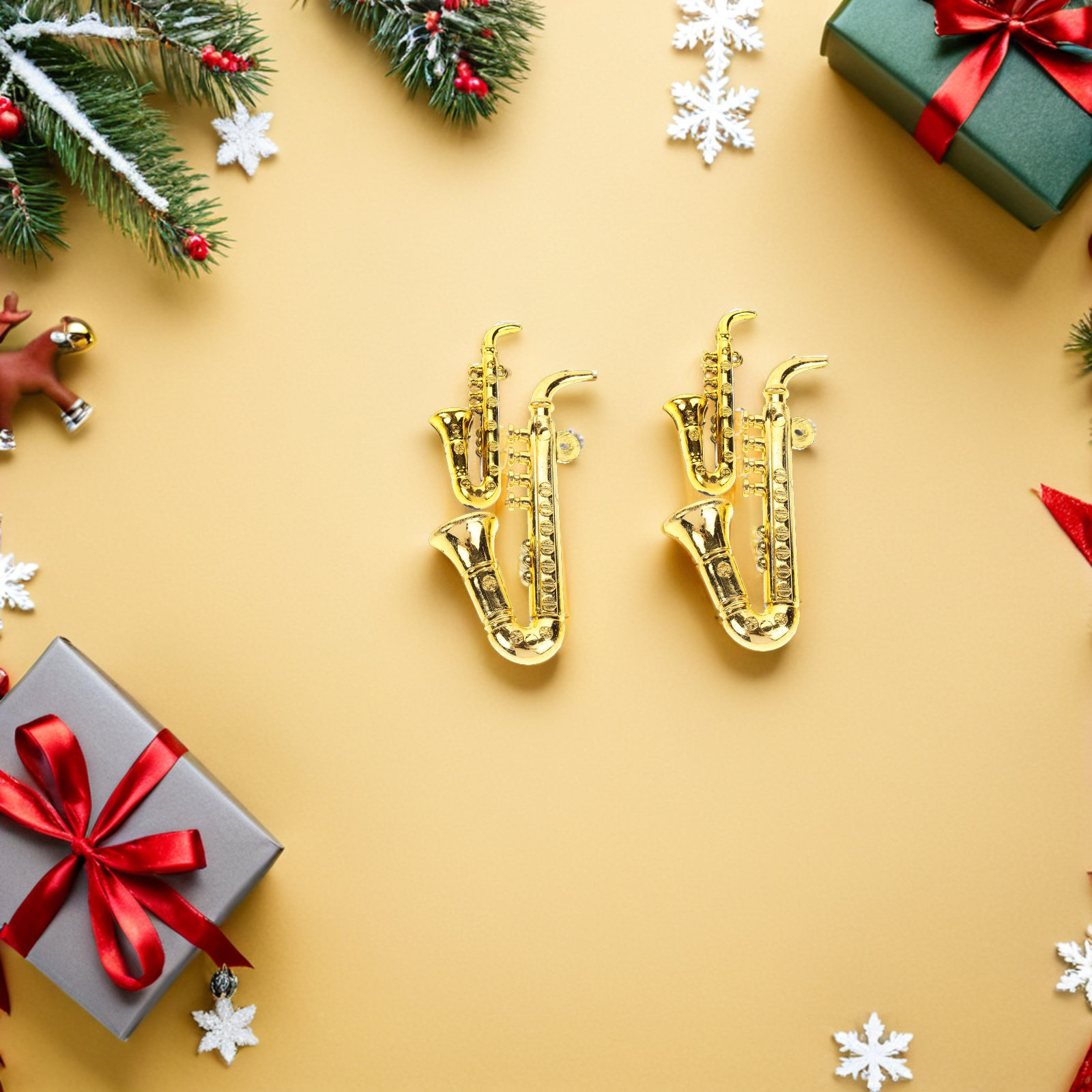40 peças de enfeites de árvore - Musical Instrument Xmas Ornaments avaliação e preço