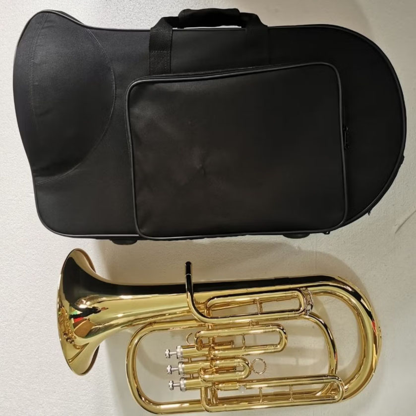 Eufônio em Sib Laqueado Dourad - Musical Instrument Euphonium avaliação e preço
