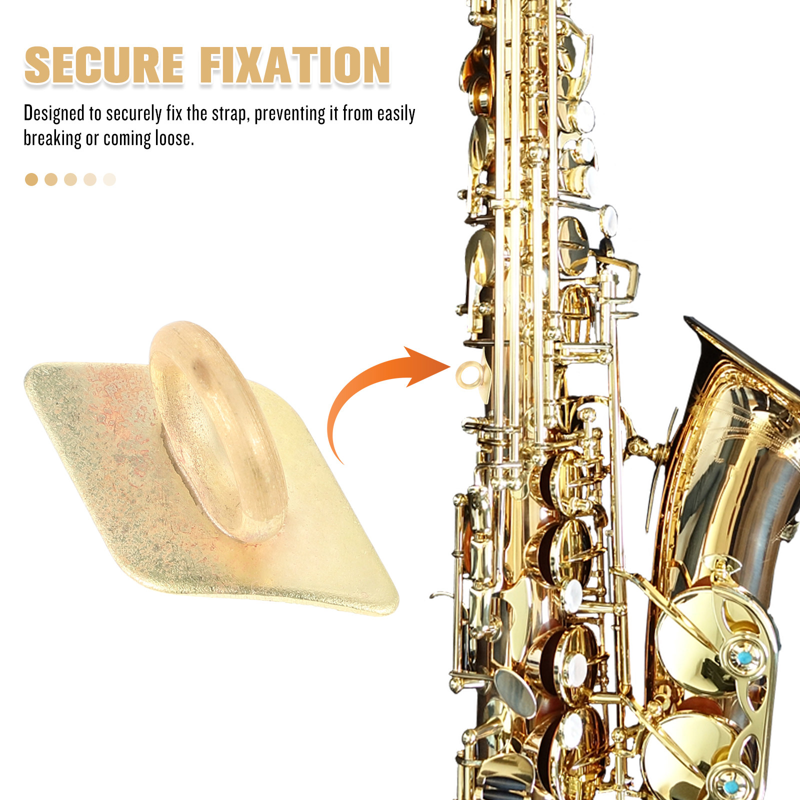 Fivela de Cobre para Saxofone  - Musical Instrument Jewelry avaliação e preço