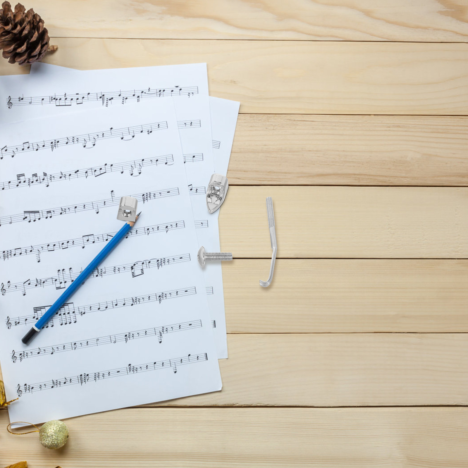4 peças: suporte e porca para  - Musical Instrument Repair avaliação e preço
