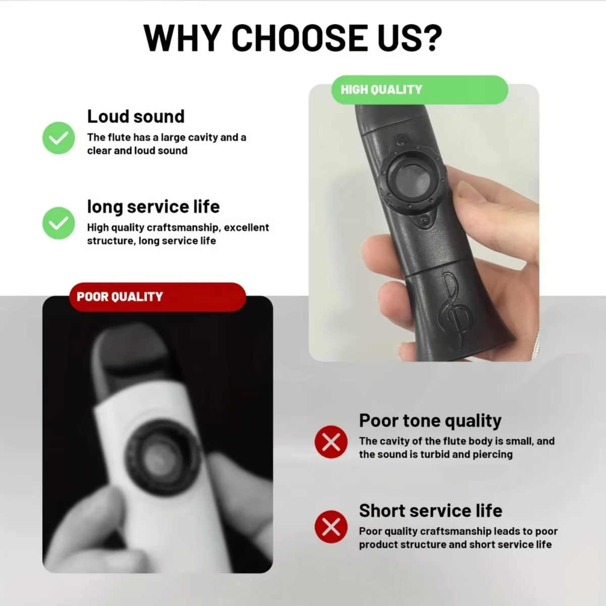 Kazoo Compacto e Leve Miwayer, - Musical Instrument Qin avaliação e preço