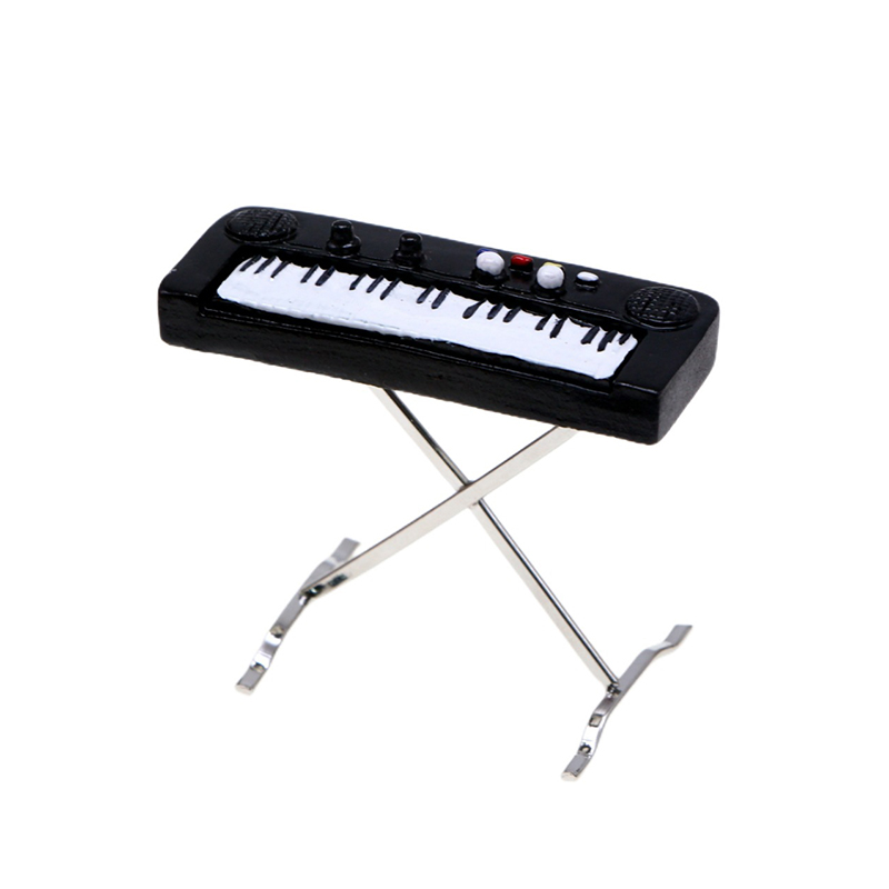1:12 casa de bonecas em miniat - Musical Instrument Keyboard avaliação e preço